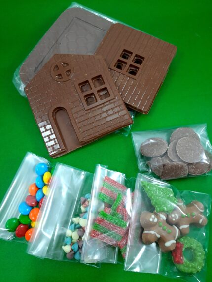 Kit de Casitas de Chocolate Navideñas
